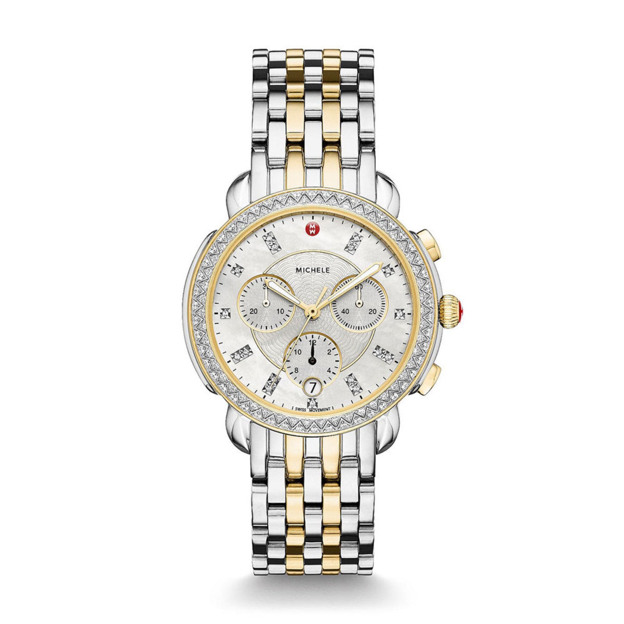 Sidney Classic Two-Tone Diamond Watch