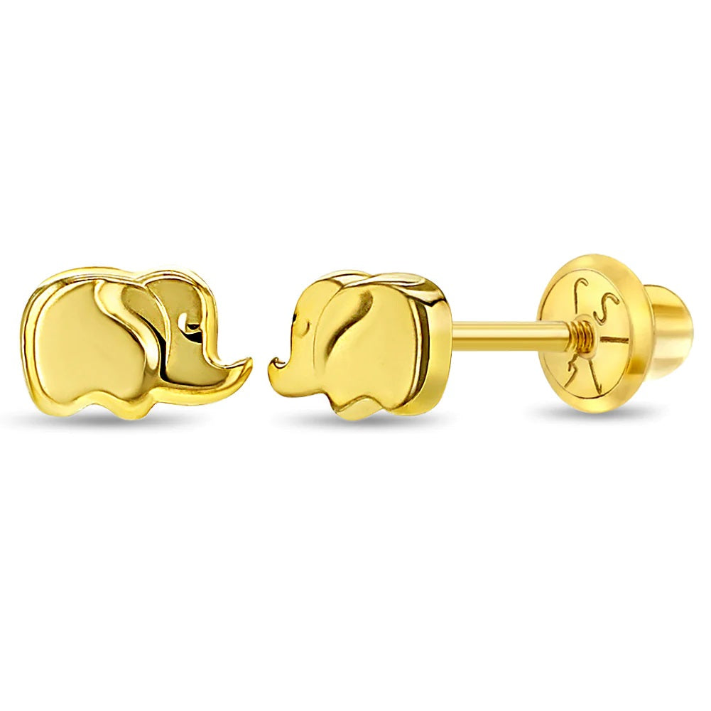 Girls' Simply Unicorn Screw Back 14K Gold Earrings - in Season Jewelry